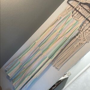 Cat & Jack Multicolor Striped Maxi Dress